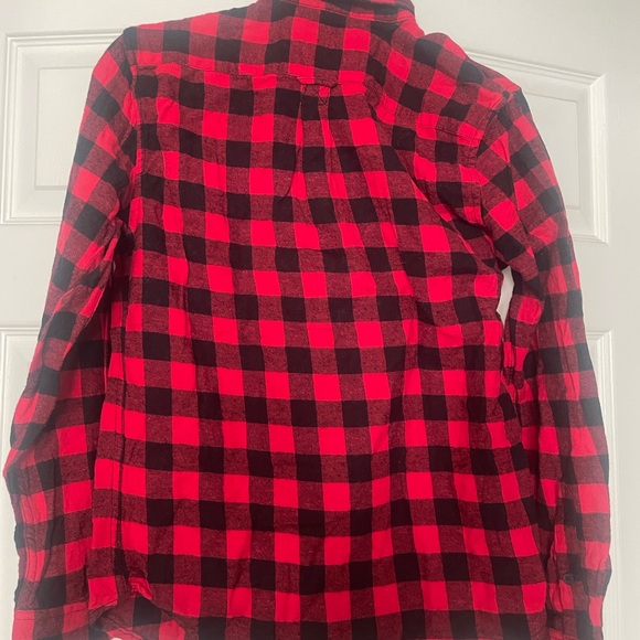 Denim & Flower Red and Black Plaid Button-Up - Picture 3 of 3